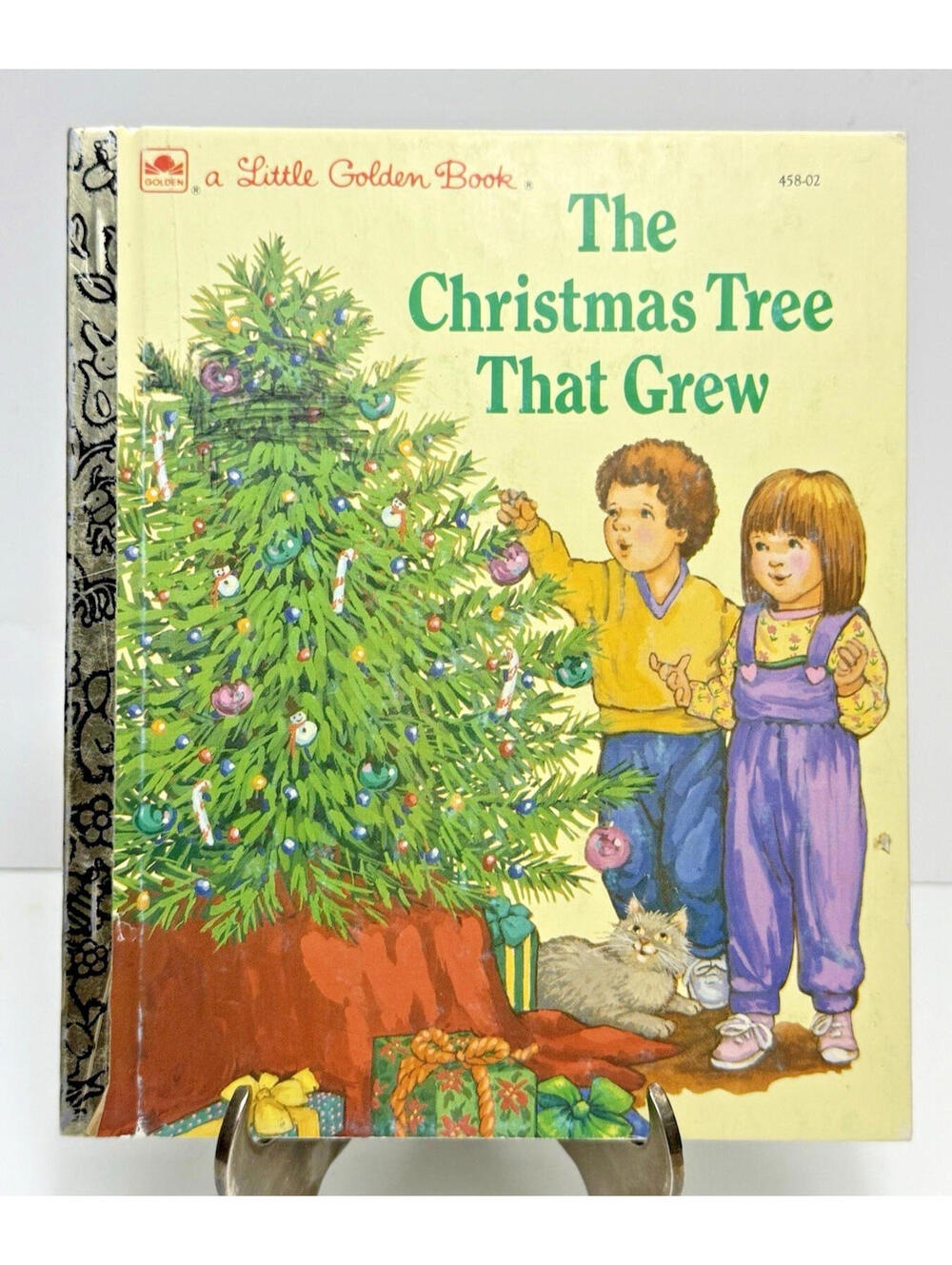 Vtg A Little Golden Book The Christmas Tree That Grew 458-02 '87 Holidays 80s